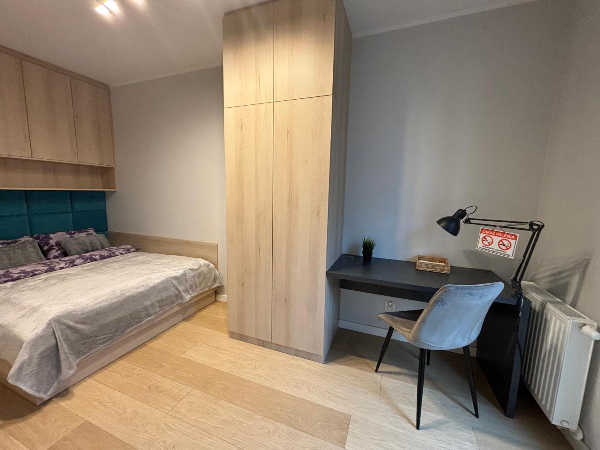 Chopin Park Lux Apartment, Self Check-In 24H, Free Parking, Air-Conditioning Poznań Værelse billede
